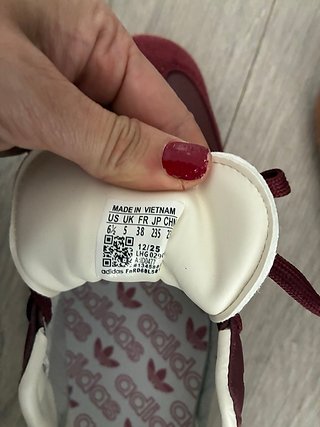 Adidas Samba Zapatilla Roja y Blanca