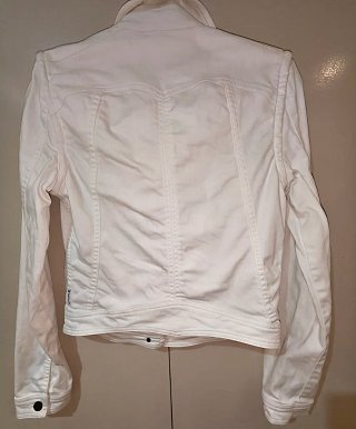 Chaqueta Chaleco Armani Jeans Blanca. Original