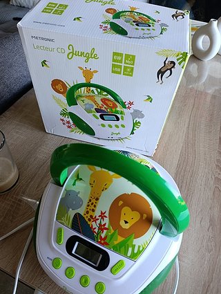 Radiocasete infantil Metronic Jungle