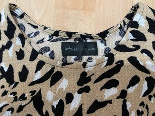 Vestido Lefties Talla S Animal Print