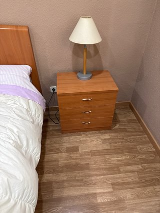 Cabecero de madera y somier c