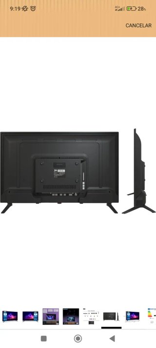 TD System TV 32 HD 720p HDMI x3 sin mando