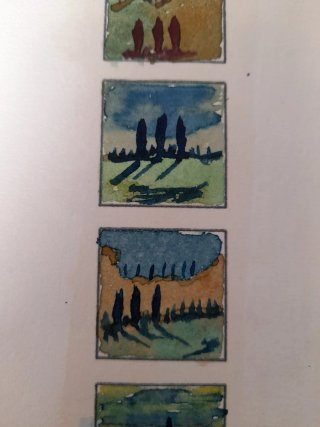 12 Acuarelas Paisajes Carmen Andrés Melero