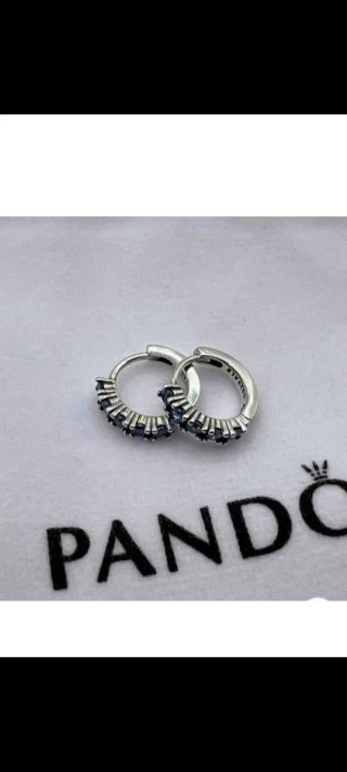 Pendientes Aro Pandora Plata Circonitas