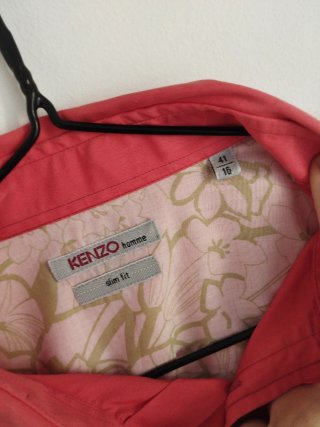 Camisa Kenzo Talla M Coral