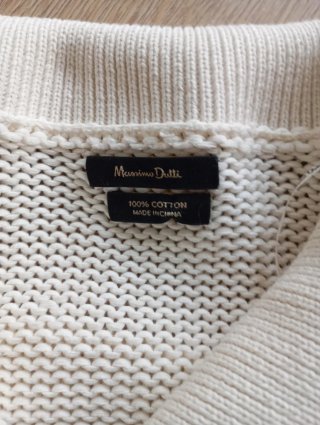 Chaqueta Massimo Dutti punto cuello solapa