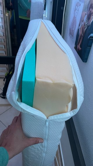 Culla Pali legno + Materasso Foppapedretti