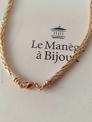 Collar chapado en oro 18k