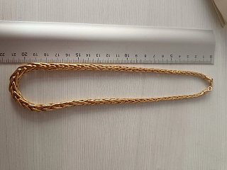 Collar chapado en oro 18k