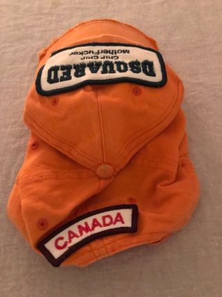 Gorra Dsquared2 Naranja