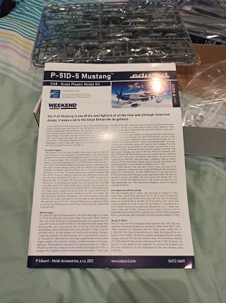Maqueta Avión P-51D-5 Mustang 1/48 Eduard