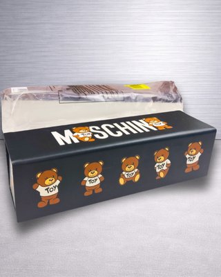 Paraguas Love Moschino Negro Supermini 8 Estuche