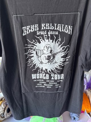 T-shirt True Religion nera taglia L