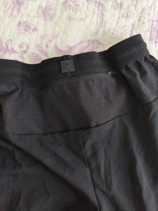 Shorts da corsa da uomo Kalenji neri