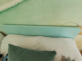 Cama infantil extensible Verde y blanca