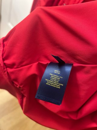 Cazadora Ralph Lauren Roja Talla L
