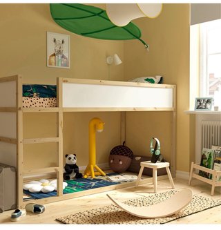 Cama Kura Ikea blanca