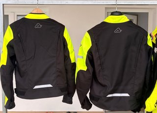 Chaqueta Moto Acerbis Negra y Flúor Hombre y mujer