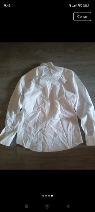 Camisa blanca hombre