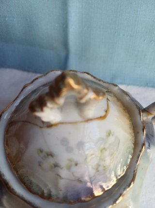 Azucarero de porcelana Silesia