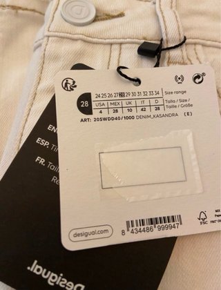 Pantalones Desigual Beige Talla M