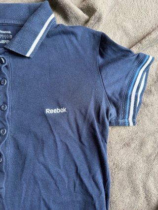 Polo Reebok azul slim fit