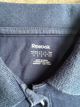 Polo Reebok azul slim fit