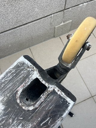 Scooter hecho a piezas
