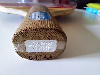Raqueta pala de tenis de mesa YINHE T11+ Carbón