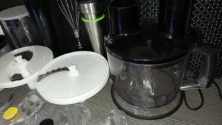 Batidora de mano Braun y accesorios