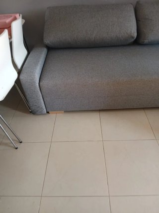 Sofá cama gris