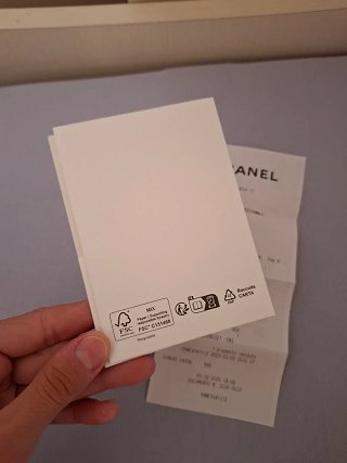 Biglietto Chanel