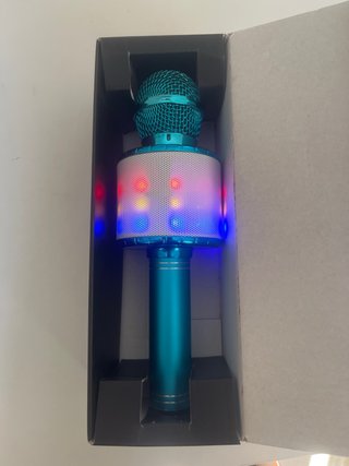 Microfono Karaoke Blu/Bianco