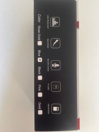 Microfono Karaoke Blu/Bianco