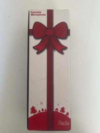 Microfono Karaoke Blu/Bianco