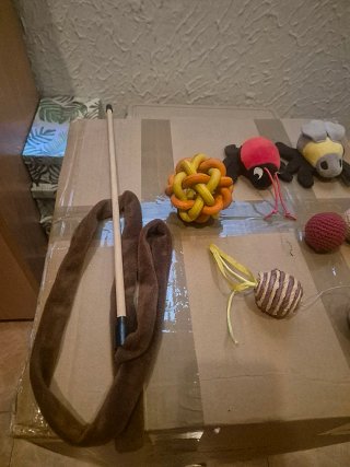 Cueva para gatos/perros + juguetes