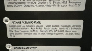 Altavoz LAUSON LLX33