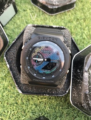 Reloj G-Shock Negro Multicolor Caja