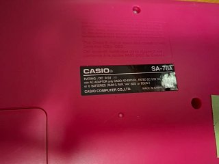 Teclado Casio SA-78