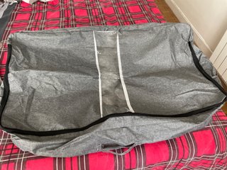 Caja almacenamiento ropa cremallera organizador