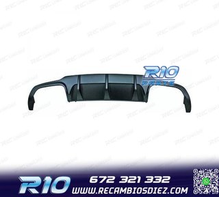 DIFUSOR MERCEDES CLASE C W204 11-14 LOOK C63 AMG