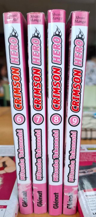 Tomos del 6 al 9 del manga: Crimson Hero