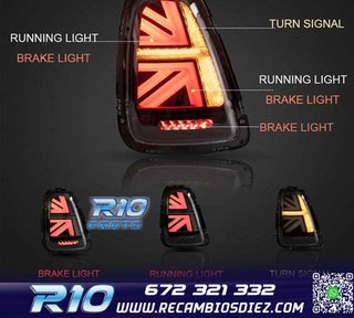 PILOTOS LED MINI COOPER R56 R57 07-13 ROJO