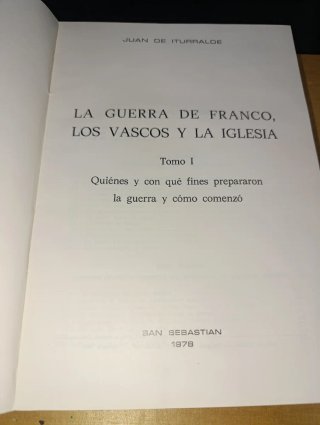 La guerra de Franco, los vascos y la Iglesia