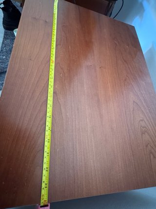 Comodino 2 cassetti in legno