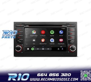 RADIO GPS ANDROID 12 AUDI A4 B6 B7 00-08 SEAT EXEO 08-12 OCT