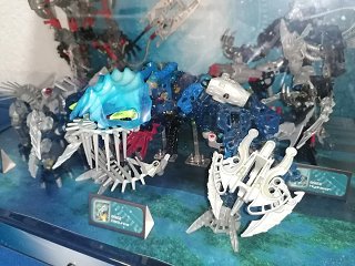 DISPLAY LEGO BIONICLE MAHRI EXPOSITOR DE TIENDA
