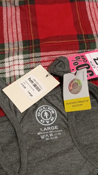 Gold's Gym Tank Top Talla L