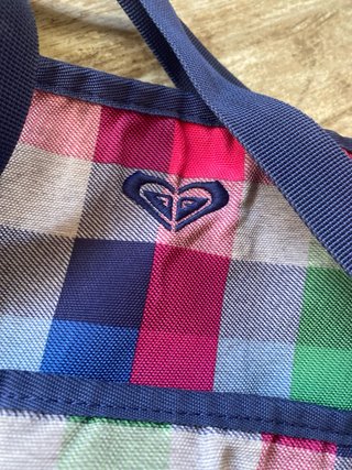 Bolso Roxy Cuadros Multicolor
