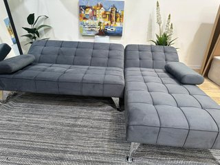 Sofá cama gris 198cm